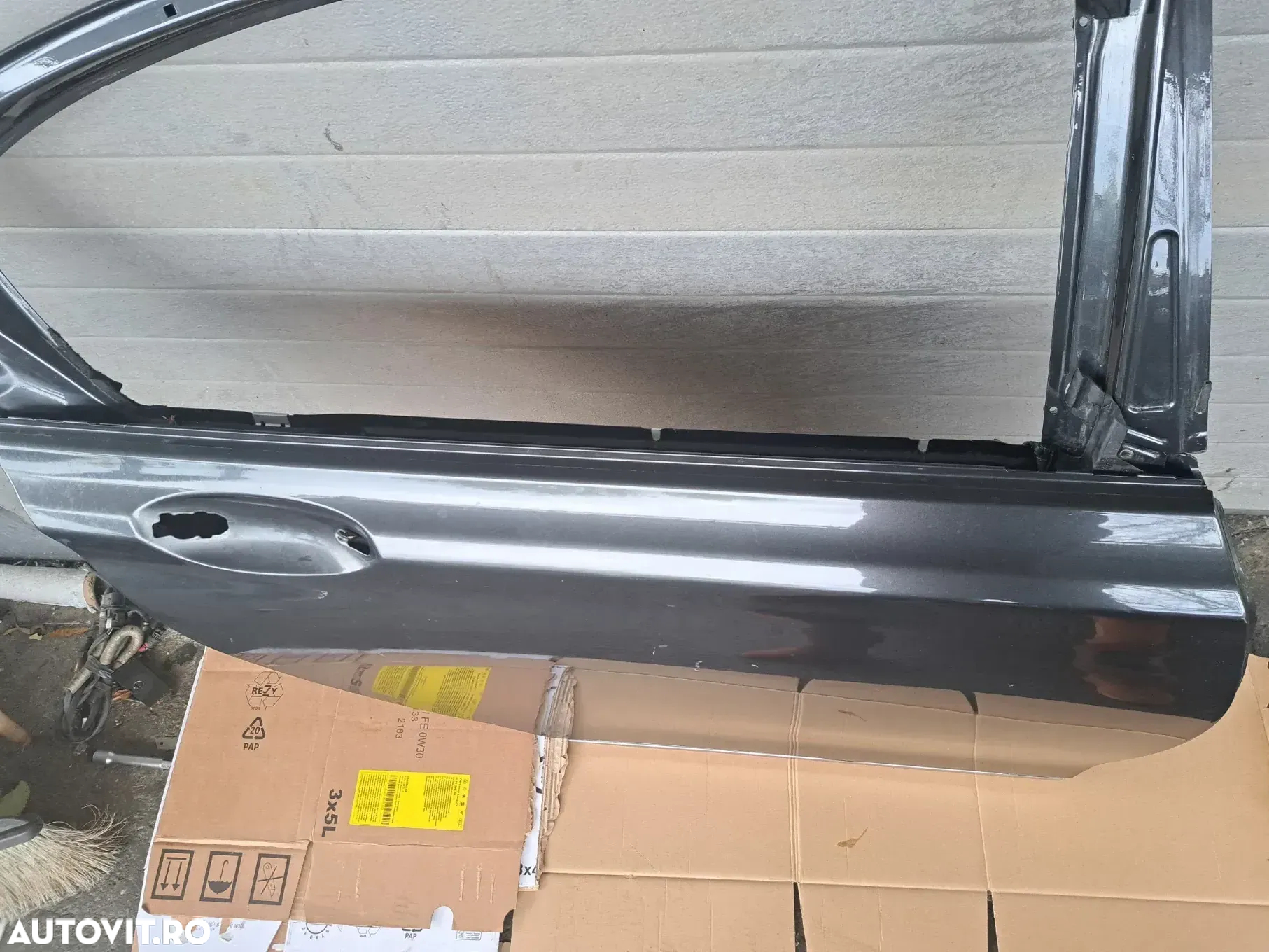Usa dreapta spate gri sobolan ( gri inchis ) BMW G11 G11  LCI goala, reparata ( chituita si vopsita ) - 8