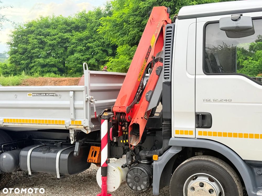 MAN MAN TGL 12-240 Kiper Wywrotka 4x2 Kran PALFINGER PK 12500 BARDZO DOBRY STAN - 31