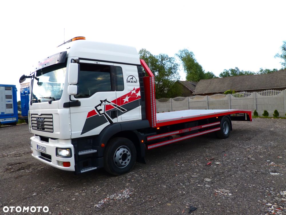 MAN TGM 15.280 POMOC DROGOWA / AUTOLAWETA/ SPECJALNY / EURO 5 / DMC 15.000 KG / ŁADOWNOŚĆ 8.500 KG /DŁ. 7.50 M - 8
