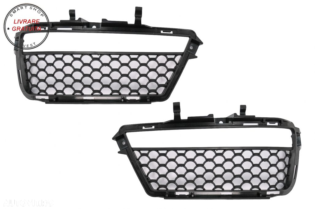 Grila Central Inferioara Si Grile Laterale Bara Fata Mercedes S-Class W221 (2005-2- livrare gratuita - 7