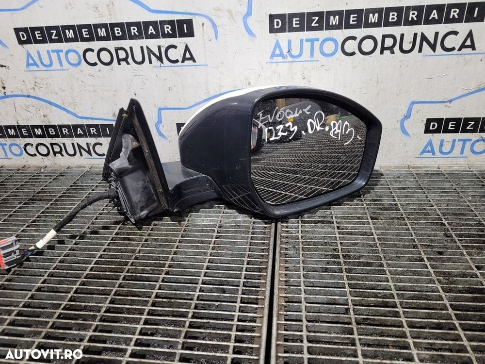 Oglinda dreapta Land Rover Range Rover Evoque Facelift 2012 - 2016 4 Usi ALB (1223) Fara ... - 2