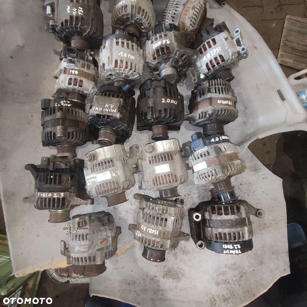 volkswagen lt rozrusznik alternator - 15