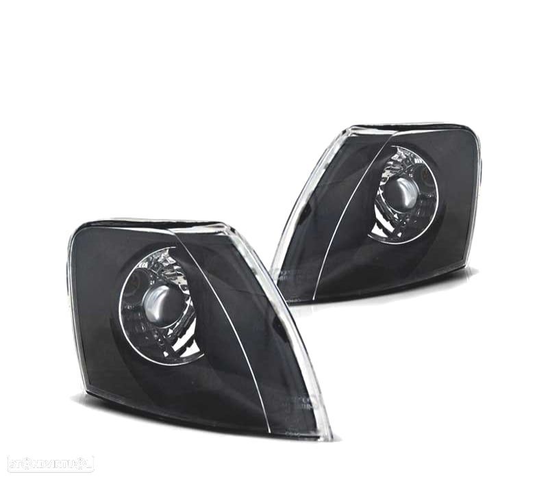PISCAS FRONTAIS KIER. P. PARA VOLKSWAGEN VW PASSAT B5 96-00 BLACK PRETO - 1
