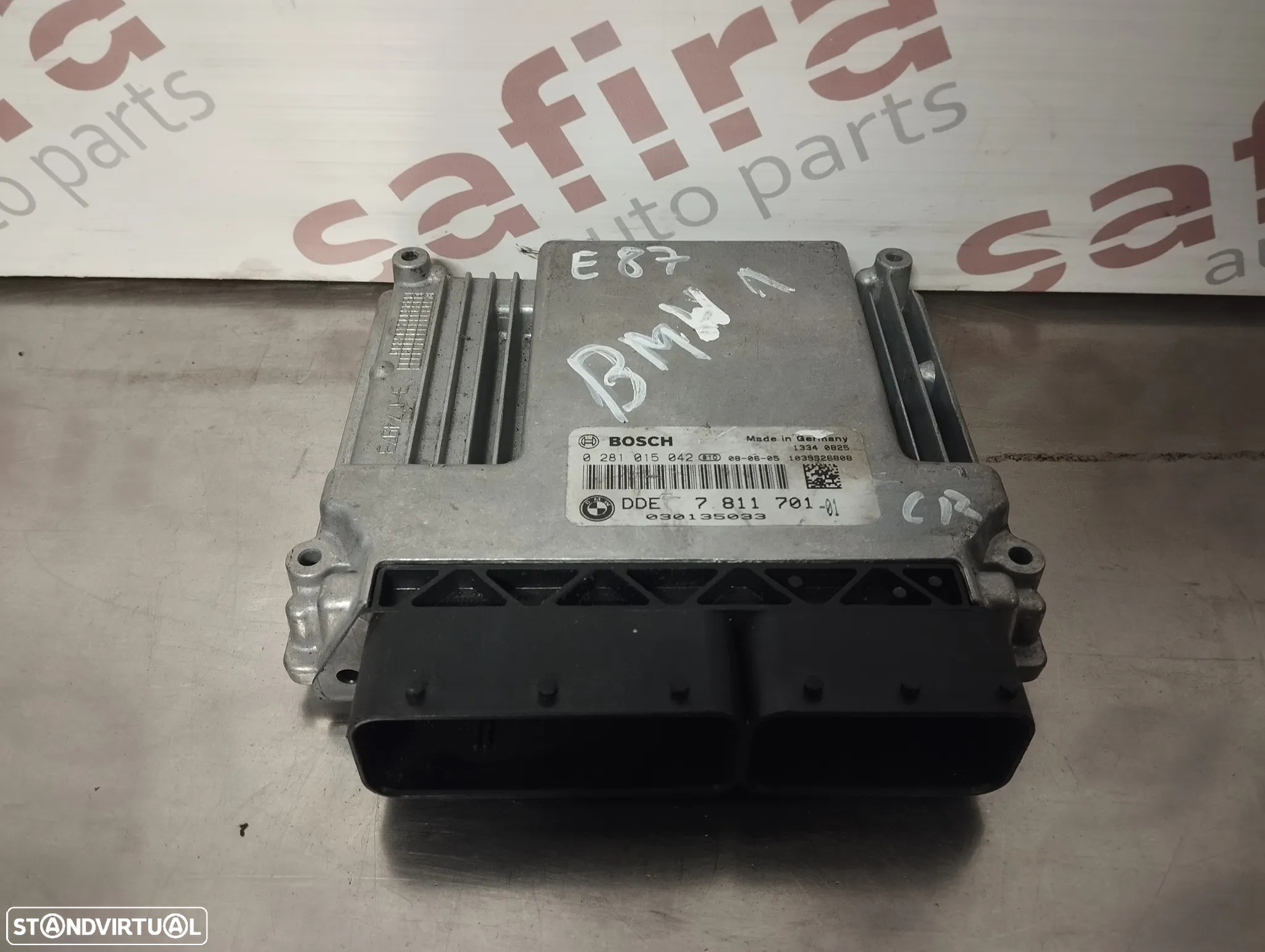 UNIDADE / CENTRALINA DO MOTOR BMW E90 E87 E81 E91 118D 318D  0281015042 7811701 - 2