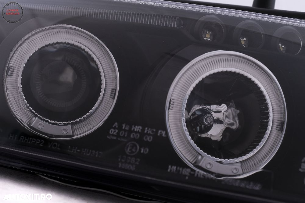 Faruri Angel Eyes VW Passat B5 3B (11.1996-08.2000) Negru- livrare gratuita - 4