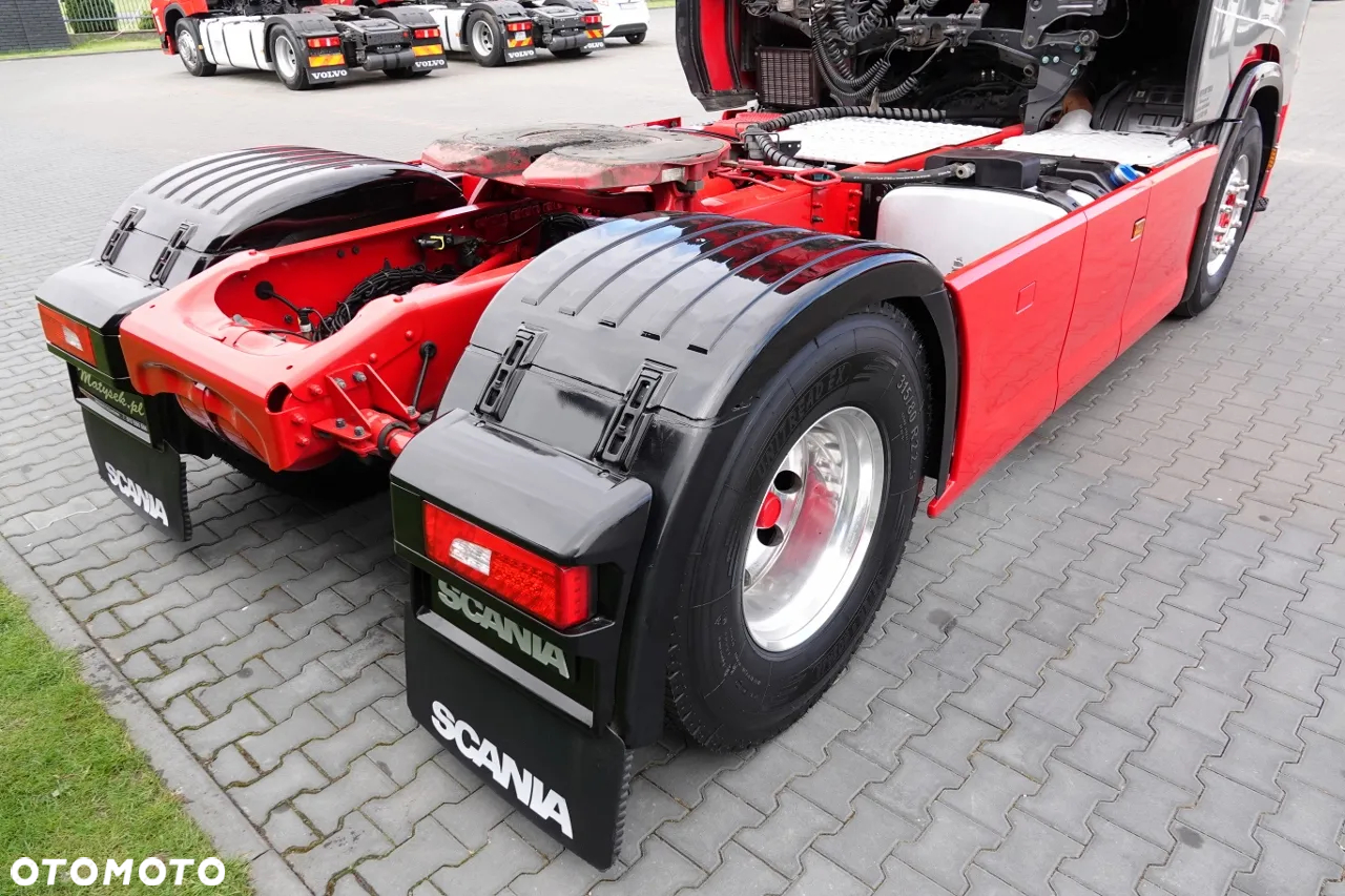 Scania S 500 / RETARDER / HYDARAULIKA / PRZÓD NA PODUSZKACH / KLIMA POSTOJOWA / ALUFELGI / OPONY 100% / PO KONTRAKCIE SERWISOWYM / SPROWADZONY - 15