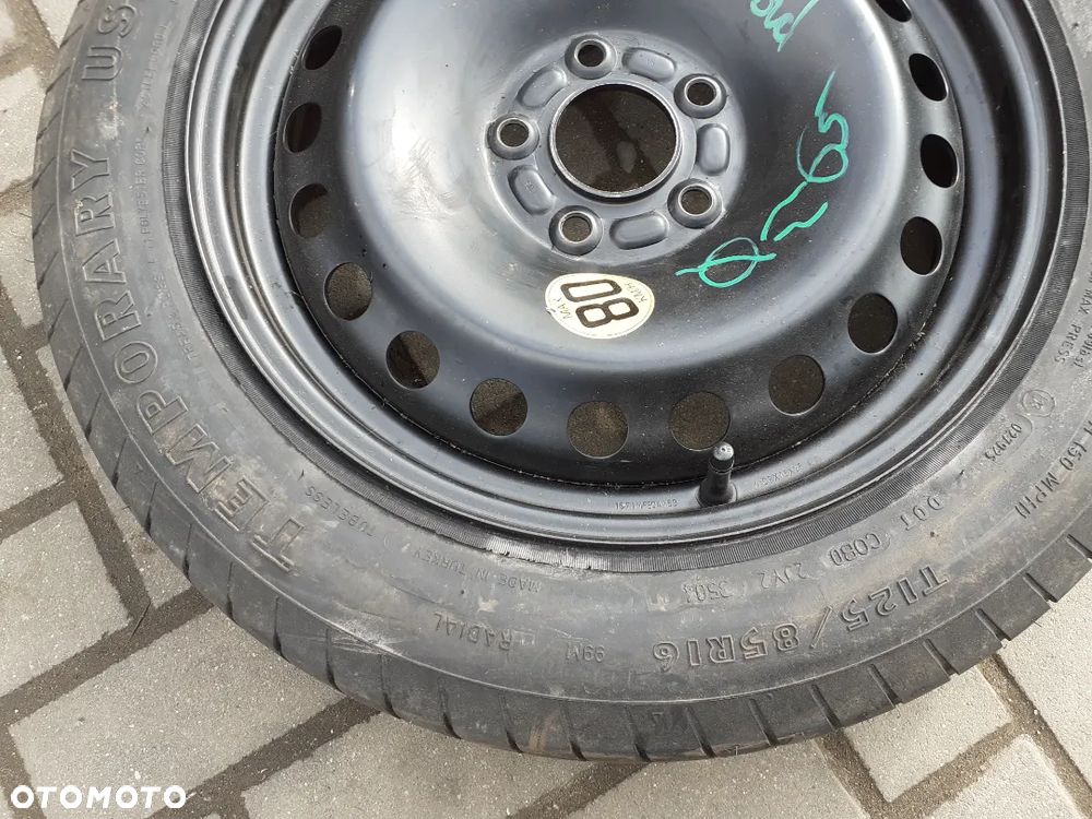 # DOJAZDÓWKA KOŁO DOJAZDOWE ZAPAS ZAPASÓWKA FORD 5X108 - 3