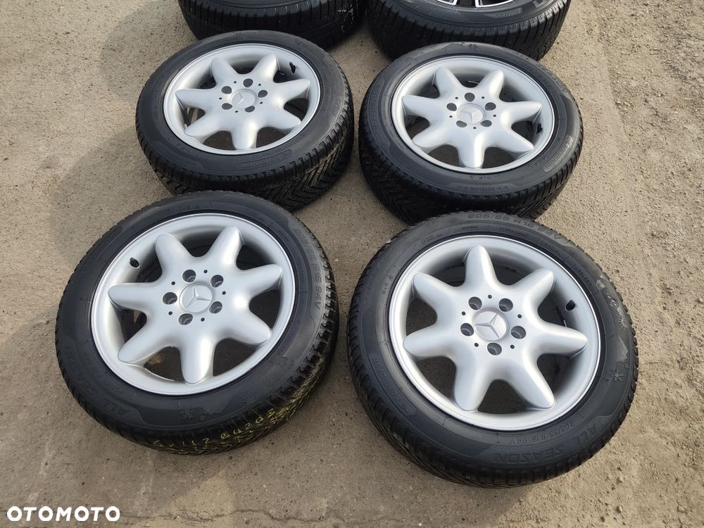5x112 Felgi Aluminiowe Alufelgi Oryginalne 16 Mercedes Koła Całoroczne Wielosezonowe C KLASA W202 W203 CLK W208 W209 W124 W201 190 W W210 SLK R170 R171 5mm Legnica ALU-RAD 205/55 - 1
