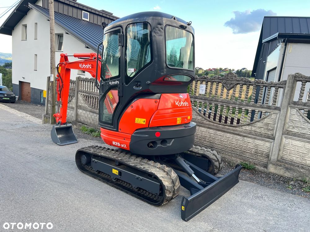 Kubota U25-3α | Minikoparka KUBOTA U25 | Zerowy Obrys | Waga 3 Tony | Mini Koparka 2.5 Tony | - 5