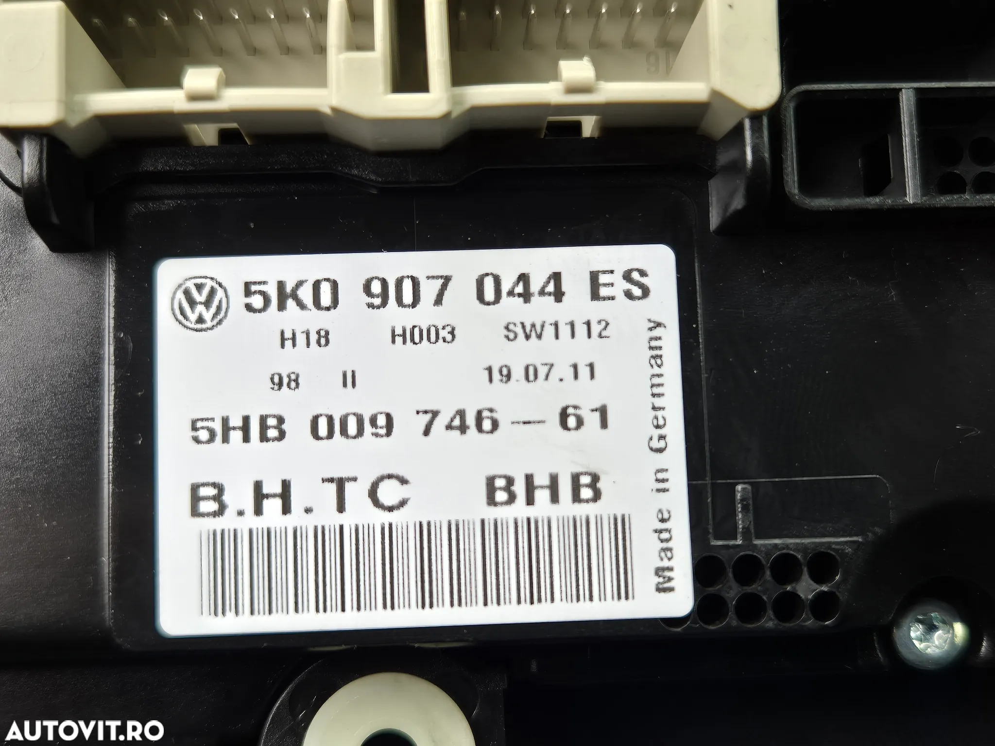 Panou clima climatron 5K0907044ES  VW GOLF 6 / PASSAT B7 / TIGUAN - 2