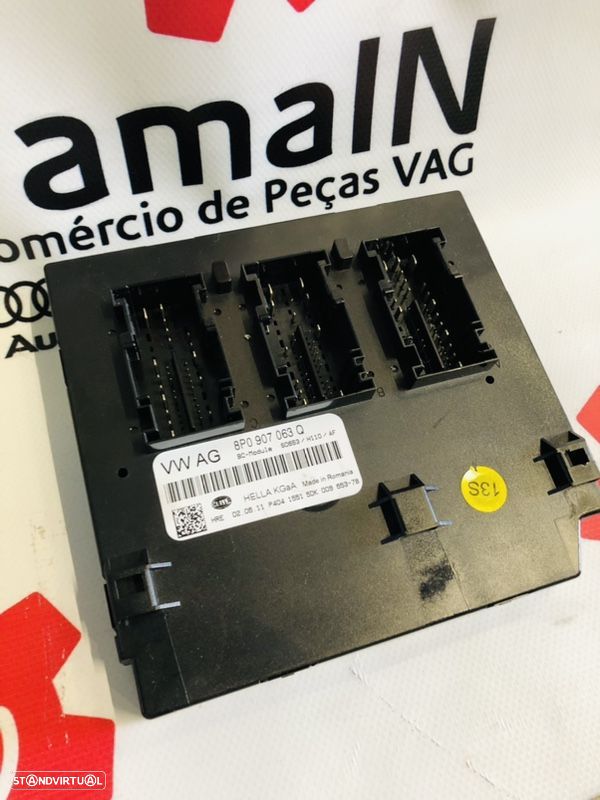 Módulo Eletrónico BCM Audi A3 8P1 / 8P0907063 Q - 1