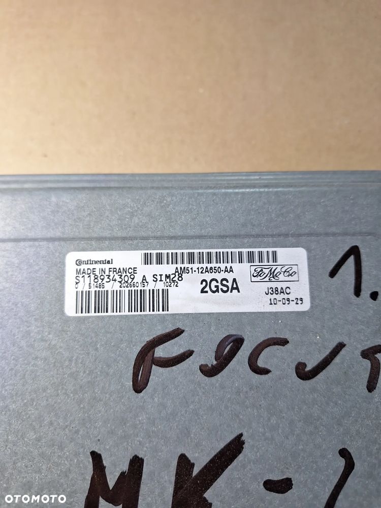FORD FOCUS MK2 1.6 komputer silnika AM51-12A650-AA - 3