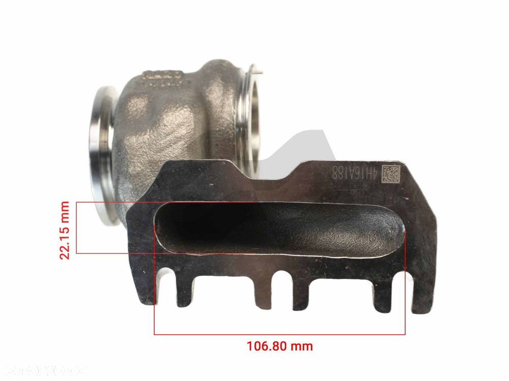 Obudowa gorąca turbiny 144106722R 16319700073 DACIA 1.0 TCe 67KW 2021- 144106722R - 1