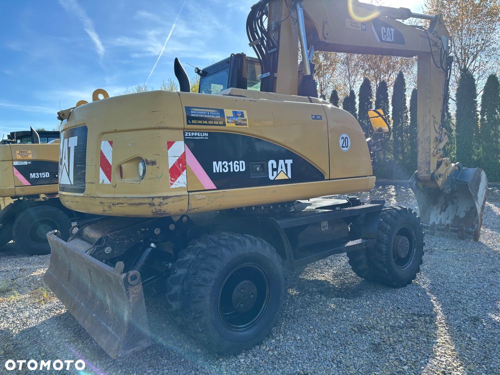 Caterpillar Koparka kołowa CAT 316D rok 2012 silnik 6 C6.6, 13mtg Zeppelin Germany - 5