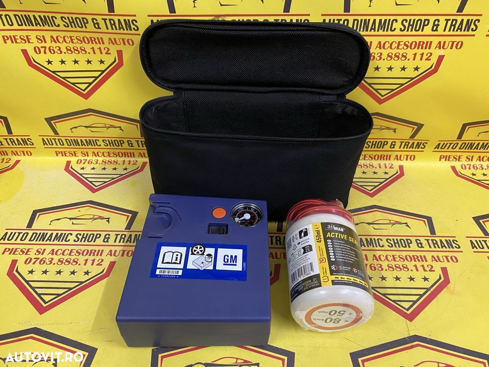 Compresor auto umflat roti original Opel Gm kit pana reparatie rota 12 - 2