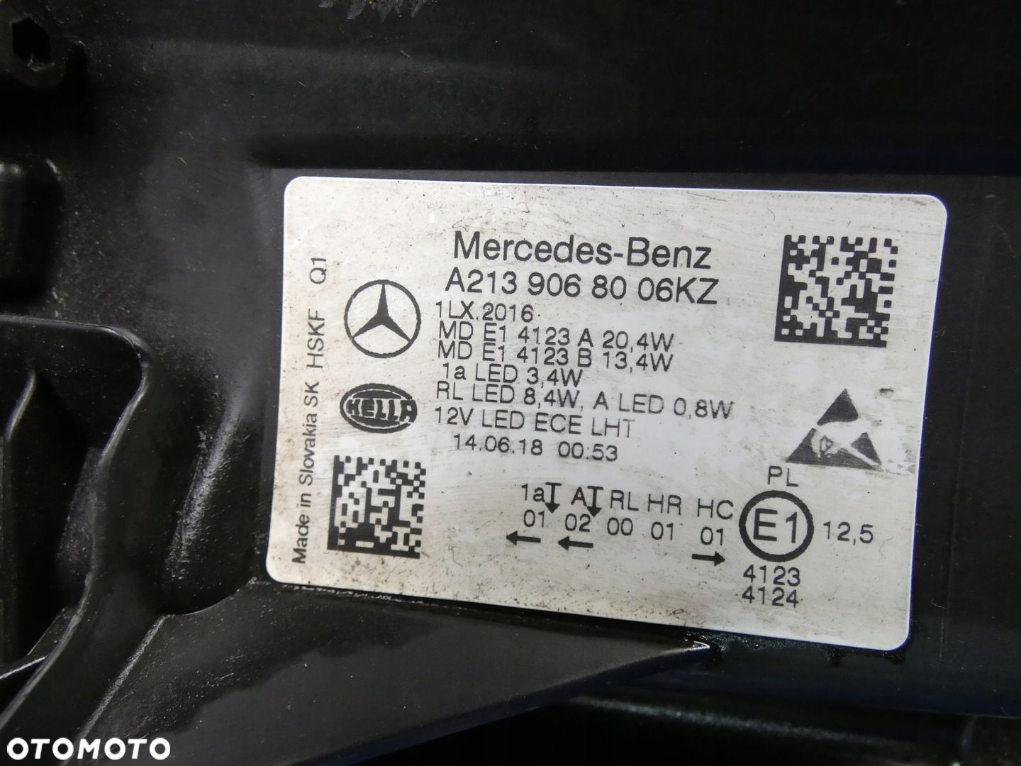 MERCEDES E KLASA W213 LAMPA PRAWY PRZÓD LED HIGH PERFORMANCE ANGLIK - 5