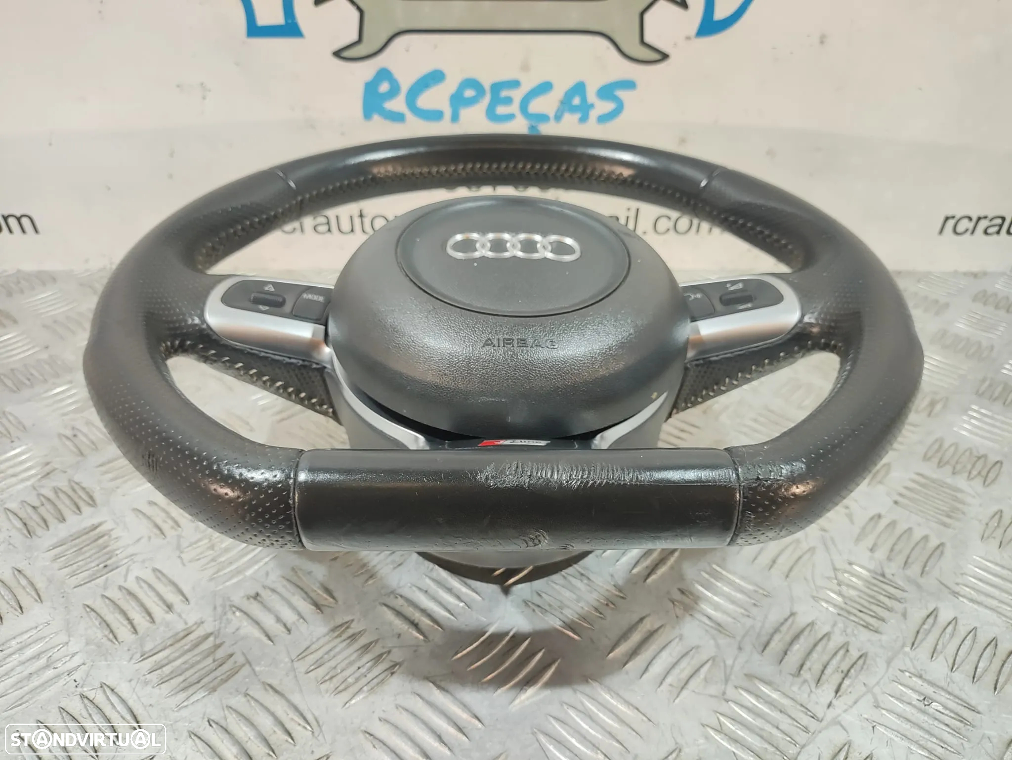 Volante pele Flat Bottom Audi TT 8J S-Line - 6