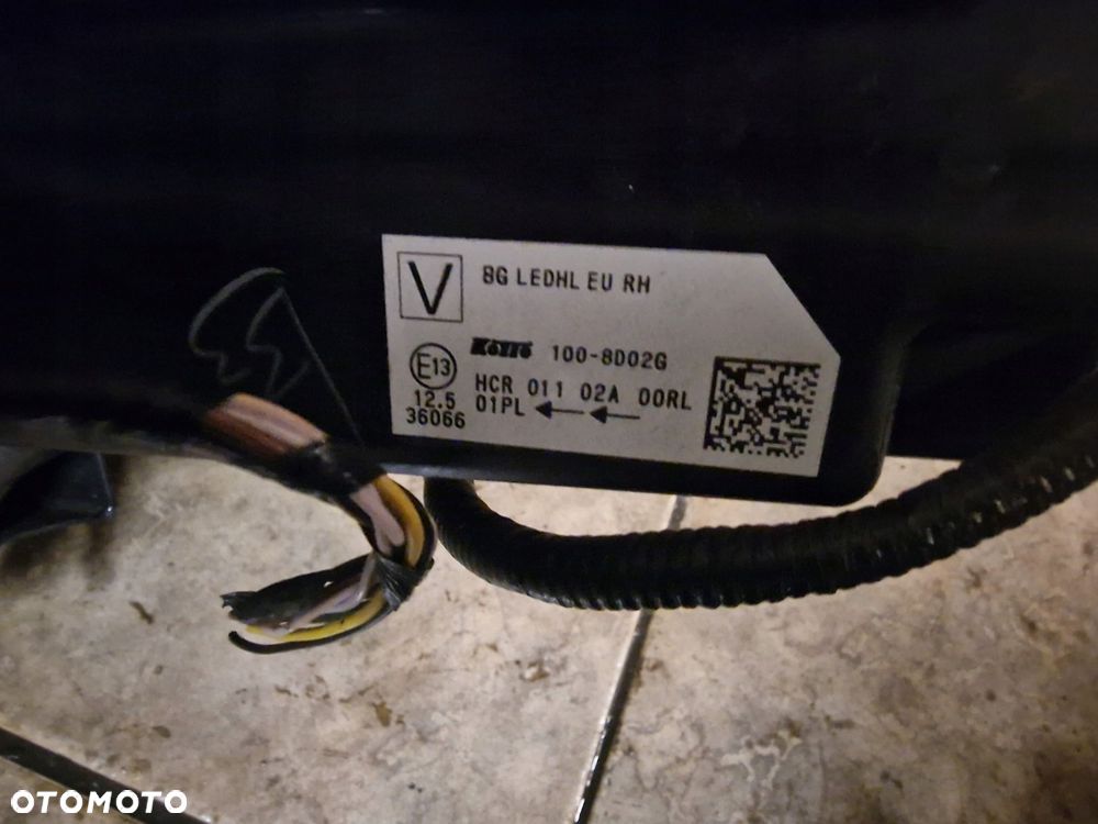 lampa led lewa prawa nissan qashqai 3 iii j12 komplet europa - 8