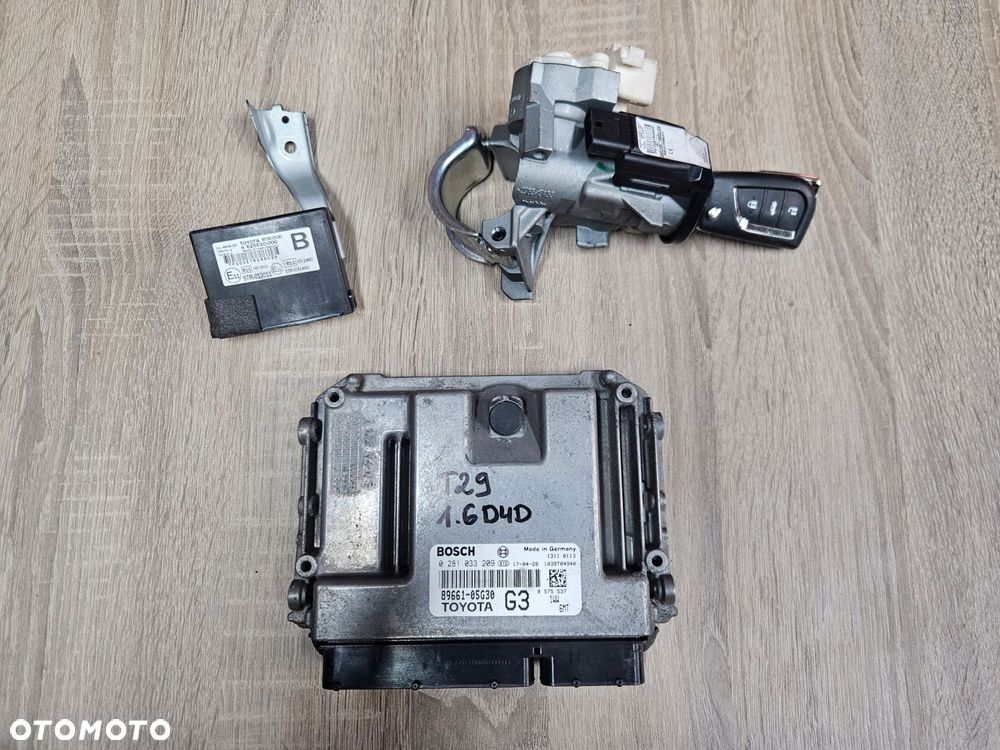 toyota avensis t29 15-18 1.6 d4d komputer kluczyk stacyjka - 1