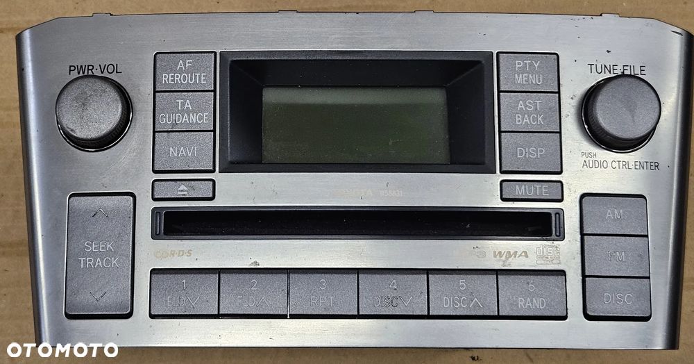 Toyota Avensis T25 radio 86120-05120 W58824 - 1