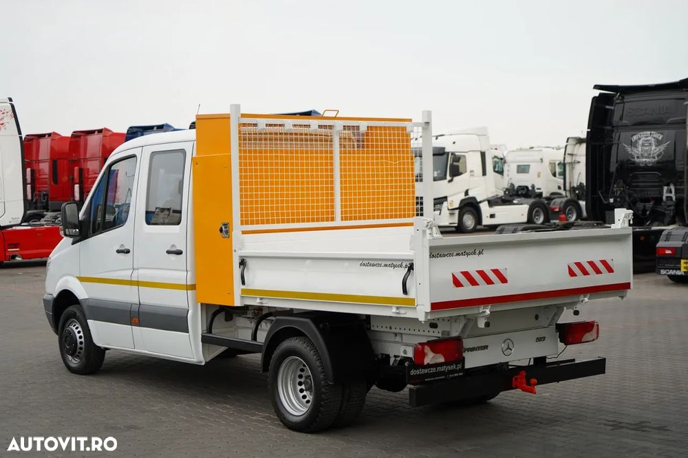 Mercedes-Benz SPRINTER 513 / BASCULATOR / CU DOUA PERECHI / 7 LOCURI / DOUĂ PERECHI / MANUAL / IMPORTAT - 13