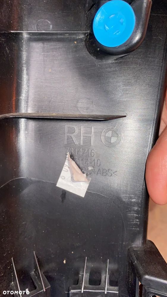 BMW X6 F16 OSŁONA BAGAŻNIKA PRAWA LEWA 7314716 7314715 KOMPLET - 4