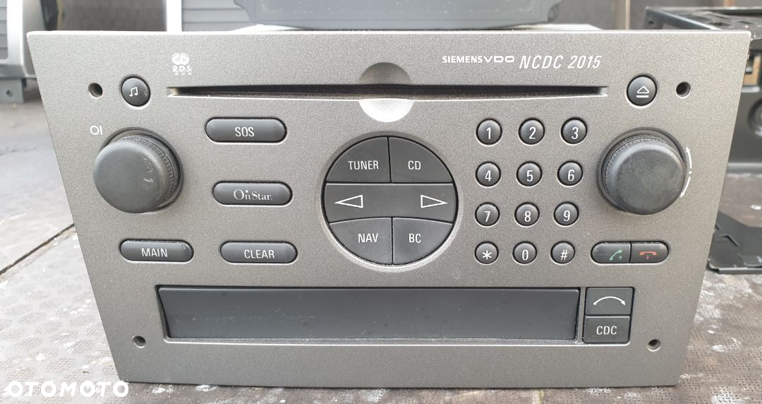 RADIO CD NCDC 2015 SIEMENS WYŚWIETLACZ OPEL VECTRA C SIGNUM 313203739 - 5