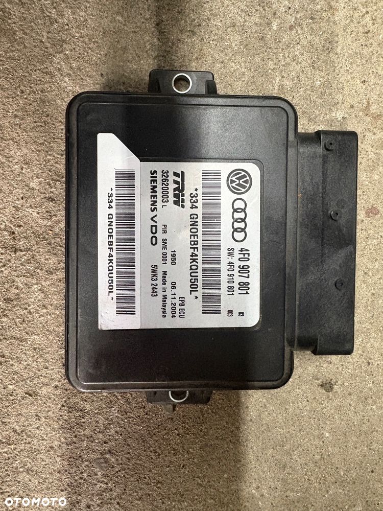 Moduł hamulca ręcznego Audi A6 C6 4F0907801 - 2