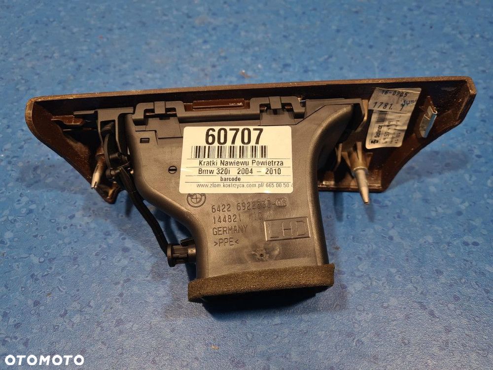 BMW 320I E90 KRATKI NAWIEWU POWIETRZA LEWA 69226330 - 6