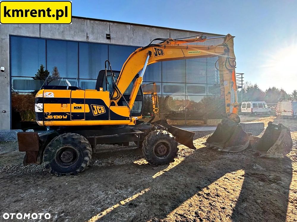 JCB JS 130 W KOPARKA KOŁOWA 2002r. | KOMATSU PW 140 CAT LIEBHERR 313 315 316 JCB JS 145 - 12