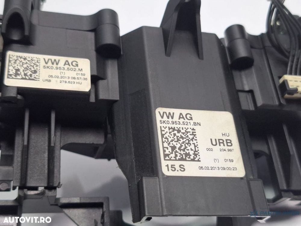 Bloc manete SKODA SUPERB II Estate 3T5 2009 - 2015 TDI CBBB, CFGB 5K0953502M , 5K0953521BN - 4