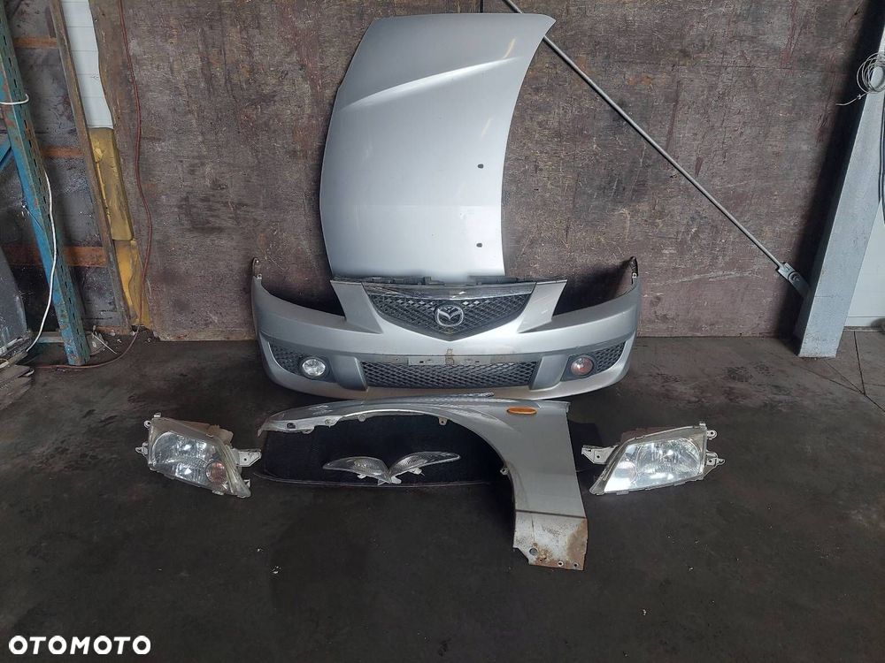 KOMPLETNY PRZÓD MASKA ZDERZAK BŁOTNIK LAMPY MAZDA PREMACY I LIFT 22V - 1