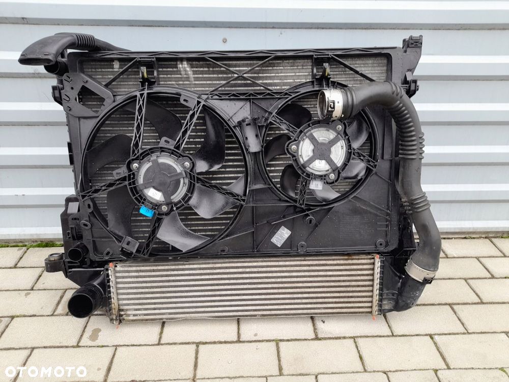 KOMPLET CHŁODNIC CHŁODNICA WENTYLATOR 1.6 DCI OPEL VIVARO B TRAFIC III 16R - 5