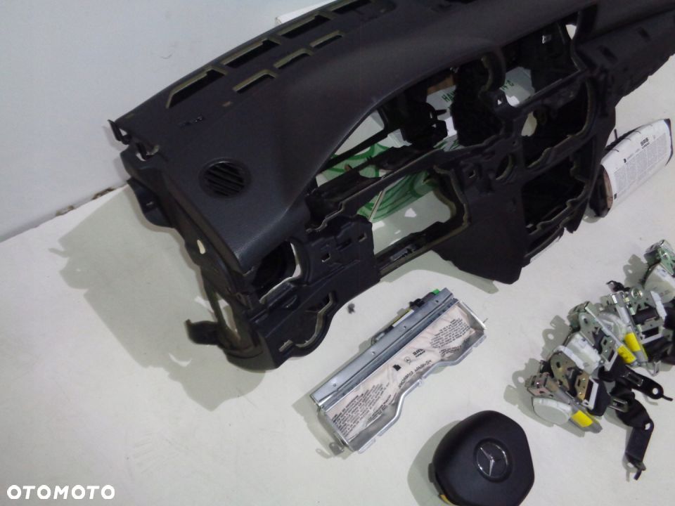 MERCEDES GLK LIFT DESKA KONSOLA AIRBAG PASY - 3