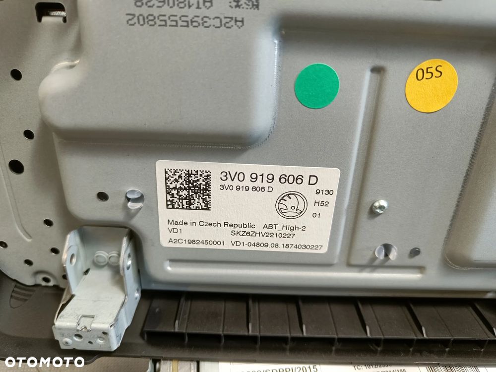 Radio Skoda Superb 3 III Wyświetlacz Jednostka Nawigacja 565035021C 3V0919606D - 12