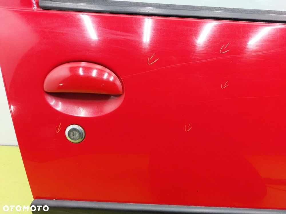 Drzwi przednie prawe przód PEUGEOT 107 2005-2014 5 DRZWI CZERWONY KJH - 2