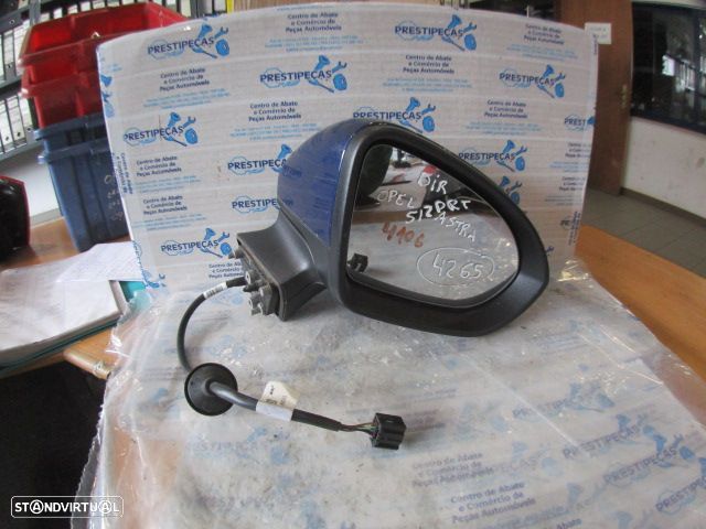 Espelho 21166002V2 OPEL ASTRA K FASE 2 2020 1.2I TURBO 131CV 5P AZUL DRT ELETRICO 5 PINOS - 1