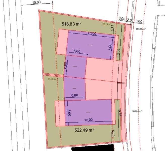 1ou 2 Lotes Urbanos com 440m² Cave + R/C + 2 – Espinho - Grande imagem: 4/6