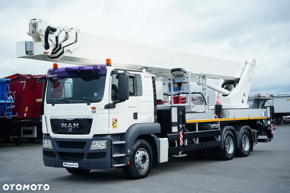 MAN TGS 26.400 /  PODNOŚNIK KOSZOWY / 6x4 / PALFINGER WT 530  / WYSOKOŚĆ ROBOCZA 53 M /  / UDŹWIG 600 KG-  5 OSÓB  / MANUAL - 11