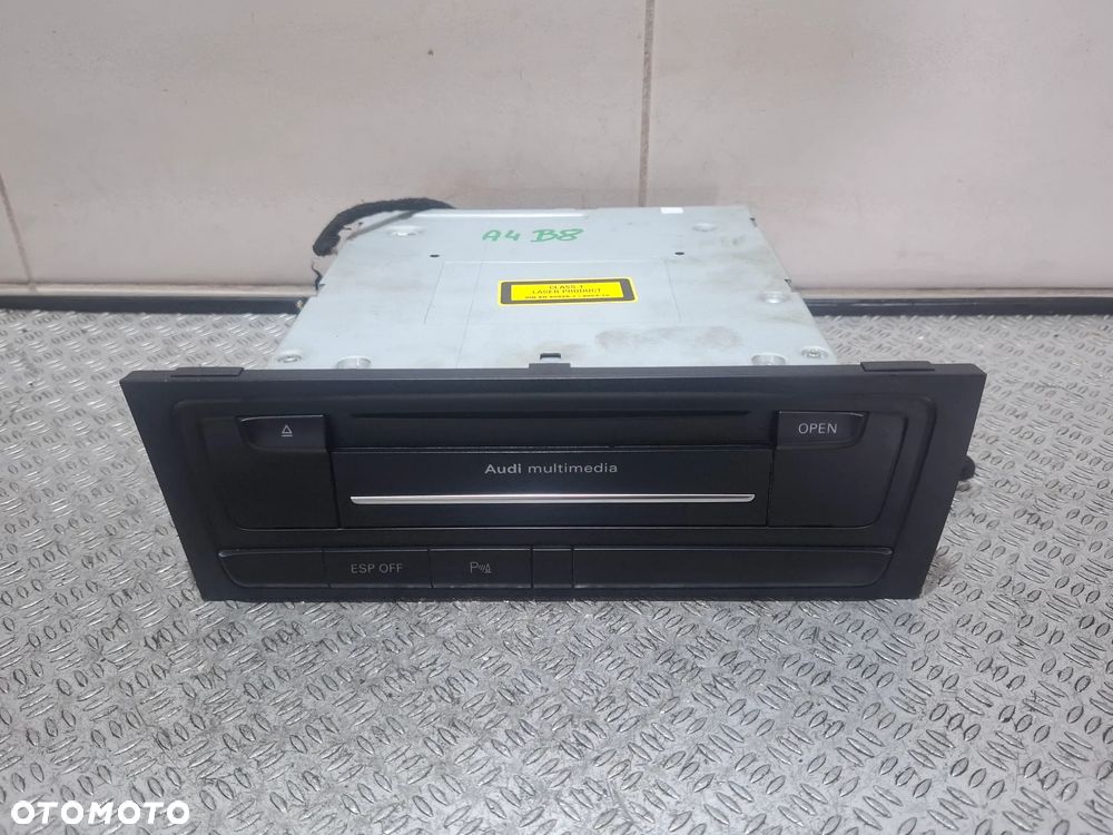 Radio nawigacja mmi czytnik Audi A4B8 2009 rok nr 8T1035666A - 1