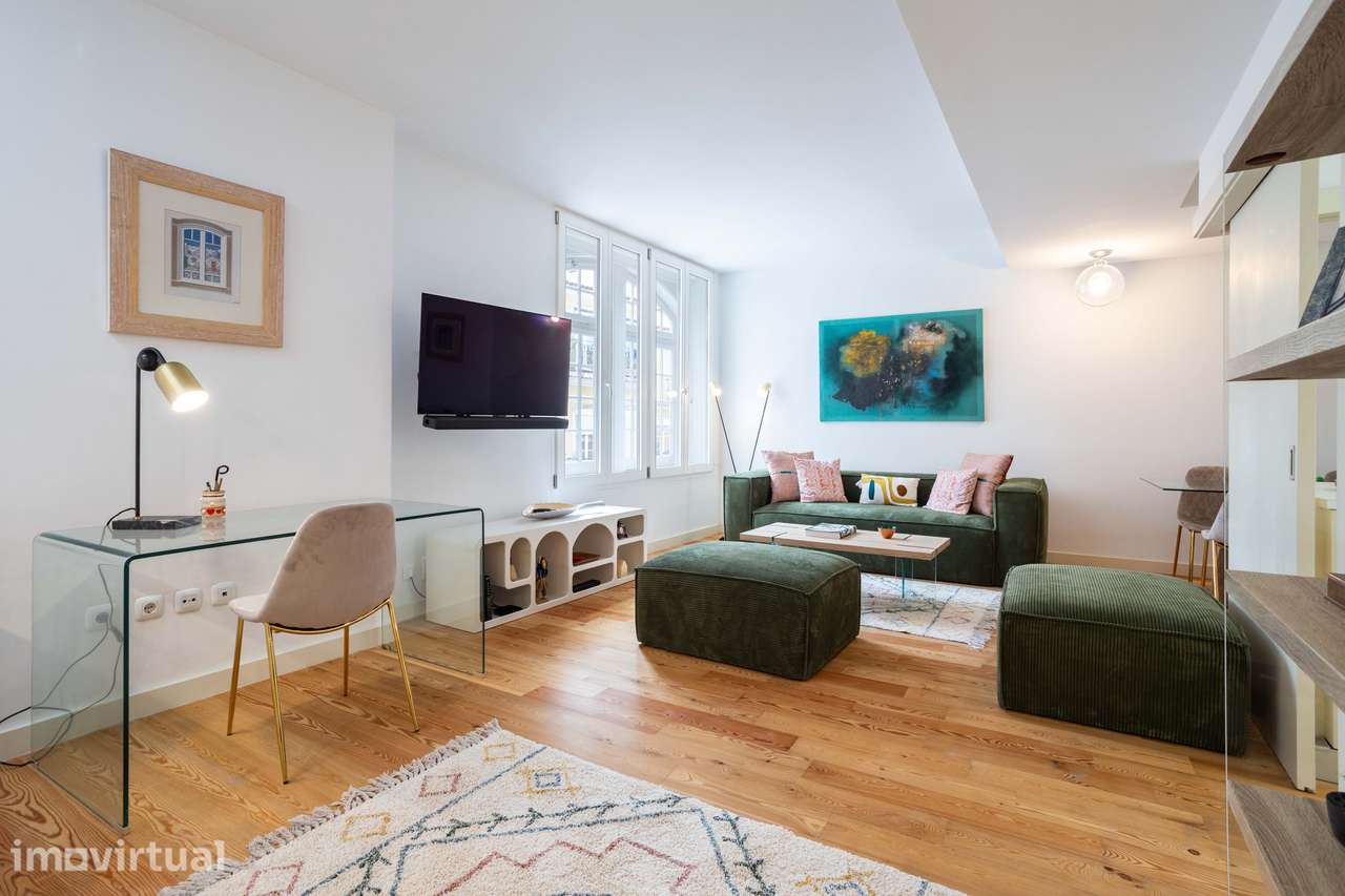 Príncipe Real: Apartamento T1 com Charme, Renovação de Autor e Estacio - Grande imagem: 3/24