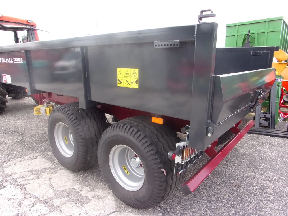 Pronar Przyczepa budowlana-skorupowa PRONAR T-679/2-12t, T679/3-10t, T679/4M-8,5t, T679/4MN-8,5t- Ursus T-041 - ładowność 7-ton, Kellfri 23-D60 - 6-ton, Kellfri 23-D90 - 9-ton - 10