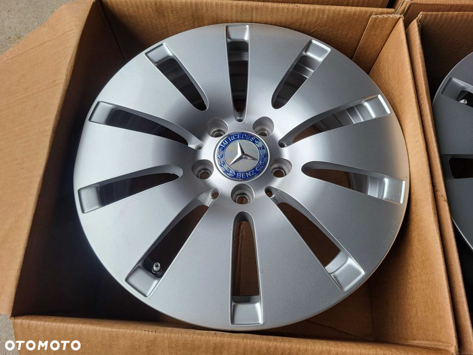 [543] Felgi aluminiowe Oryginał MERCEDES 16 Cali 5x112 ET38 + Czujniki - 5