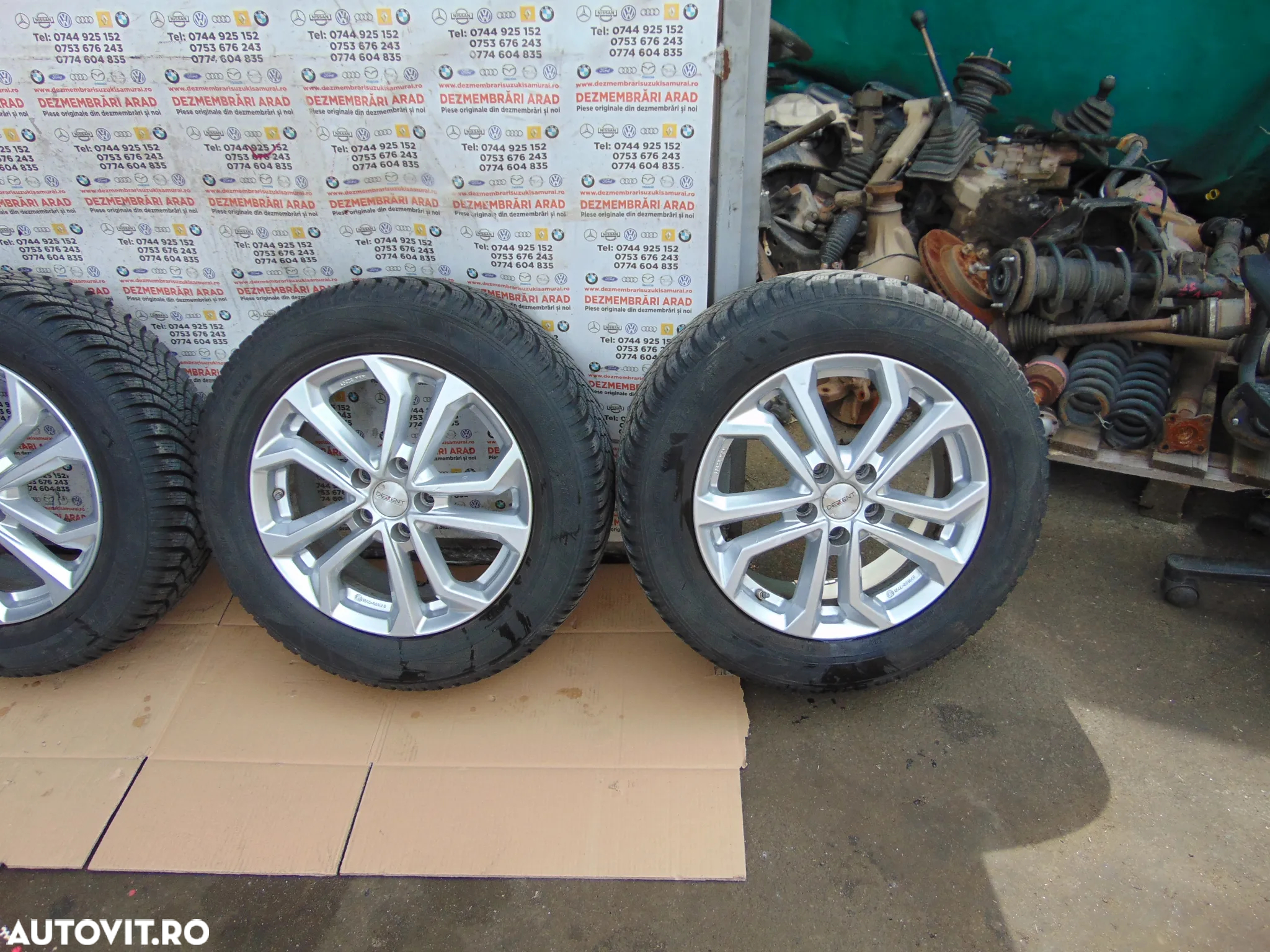 Jante Hyundai Tucson R17 Jante aliaj aluminiu Kia Sportage Nissan qashqai suzuki vitara sx4 japoneze anvelope 225/60/17 - 4