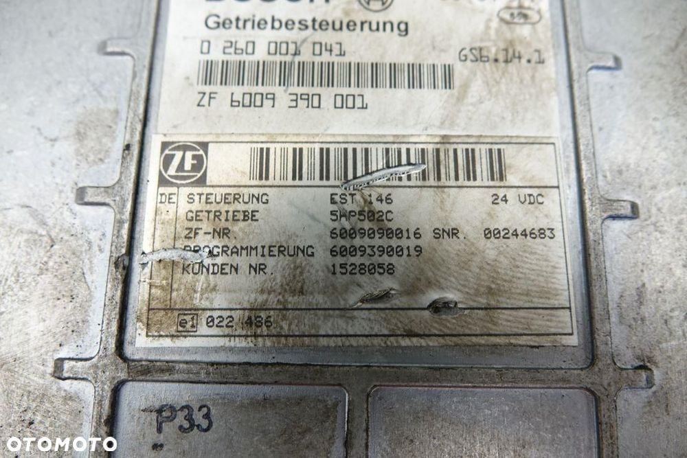 STEROWNIK SKRZYNI ZF MERCEDES   0260001041 - 4