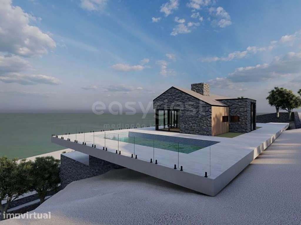 Terreno com Projeto Aprovado para Moradia T4 com Piscina e Vista Mar - Grande imagem: 5/11