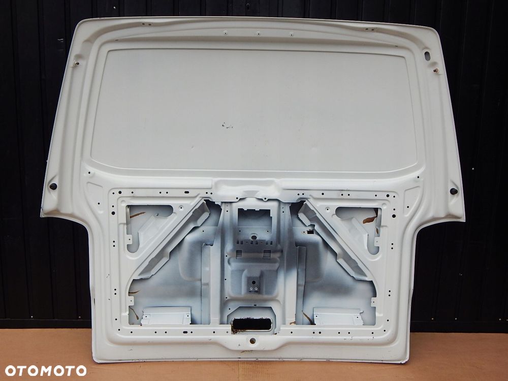 vw t5 klapa bagażnika tył tylna biała r902 - 12