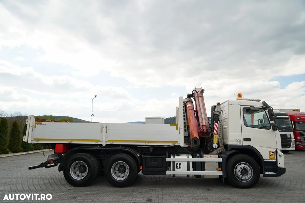 Volvo FMX 370 / 6X4 / TIPPER + FASSI F165XP HDS / MAX. CAPACITATE DE RIDICARE 5200 KG / COMANDĂ RADIO / HAYON LATERAL HIDRAULIC - 20