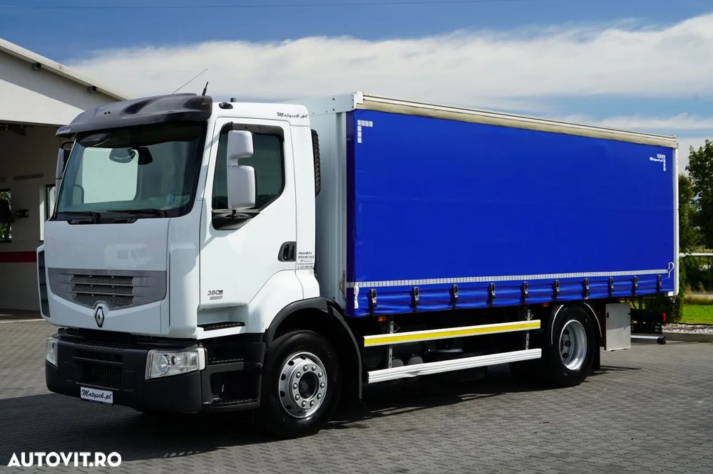 Renault PREMIUM 380 DXI / CORTINĂ 6.2 M / 4x2 / FLEETBOARD / EURO 5 - 2