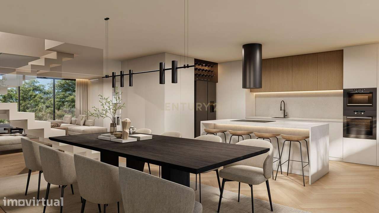 Luxuosa Moradia em Valbom-Gondomar T3 +1 com piscina (em construção) - Grande imagem: 3/60